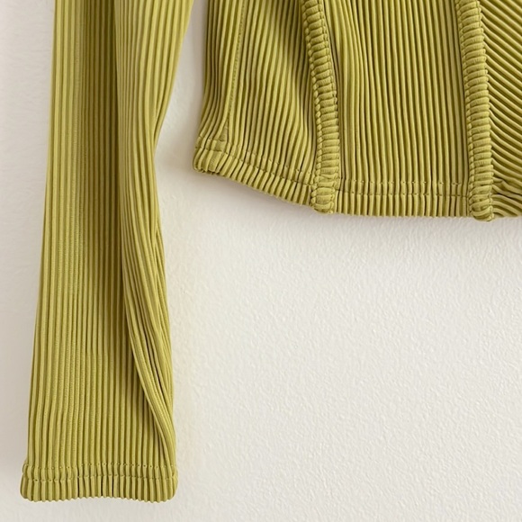 Anthropologie Blue Tassel Long-Sleeve Ribbed Corset Top NWOT - Picture 7 of 13